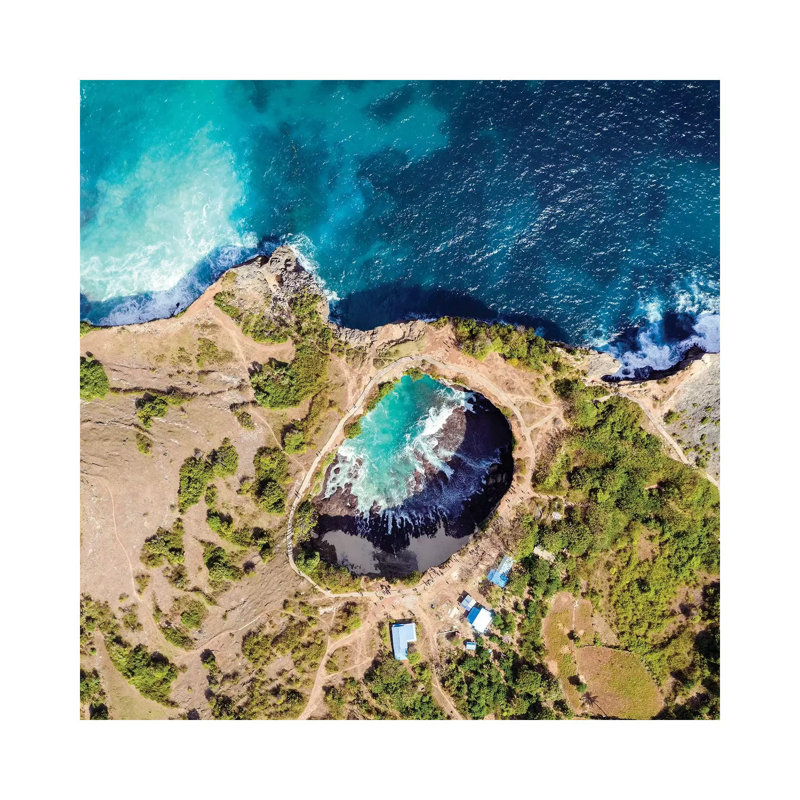 The Broken Beach, Bali by Matteo Colombo - Wrapped Canvas Gallery-Wrapped Canvas Giclée, 30.48 cm H x 30.48 cm W
