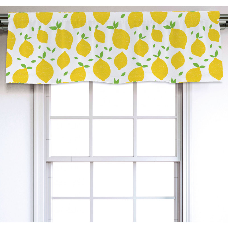 Sateen Ruffled Window Valance