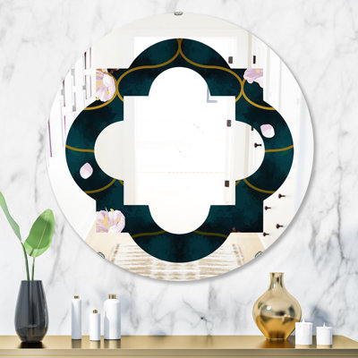 Miroir mural sans cadre Quatrefoil