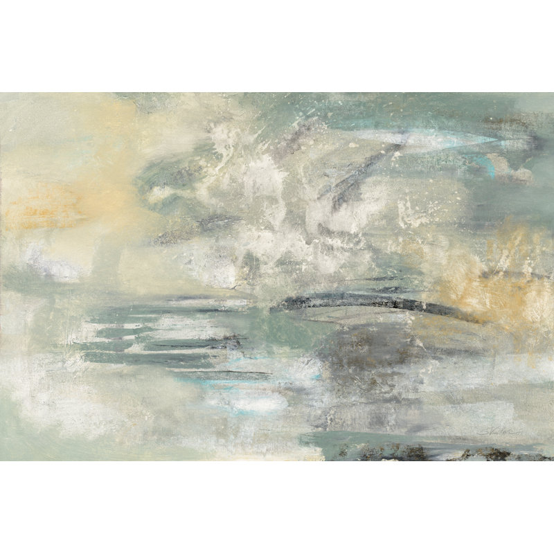 Looking At The Mist by Silvia Vassileva - Wrapped Canvas Painting, 30cm H x 46cm W x 3.8cm D