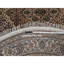Tapis blanc en laine pure 6 pi x 6 pi noué à la main Tebraz Mahi avec motif de poissons 4DEAF67B707A4834AAD92493664186D6