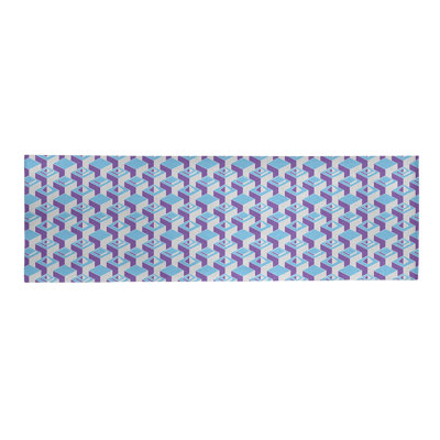 Tapis mauve/gris/bleu light skyscrapers