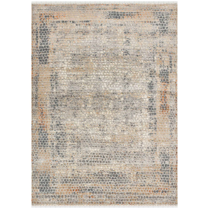 Tapis d'intérieur en laine noué à la main Hermitage Clara, Rectangle 2 pi x 3 pi