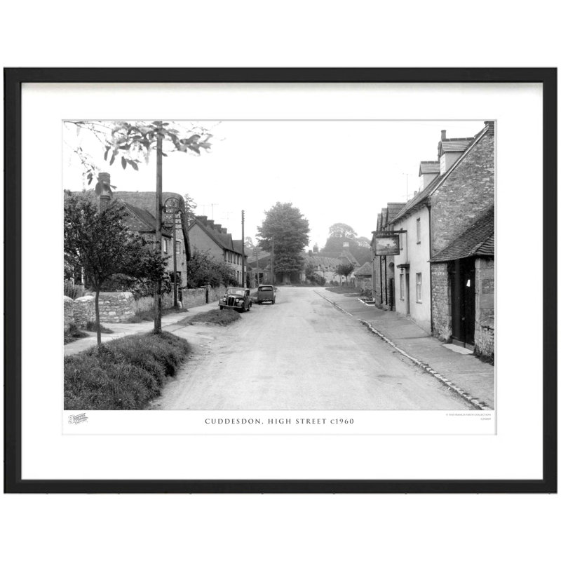 Cuddesdon, High Street C1960 by Francis Frith - Single Picture Frame Print, 28cm H x 36cm W x 2.3cm D