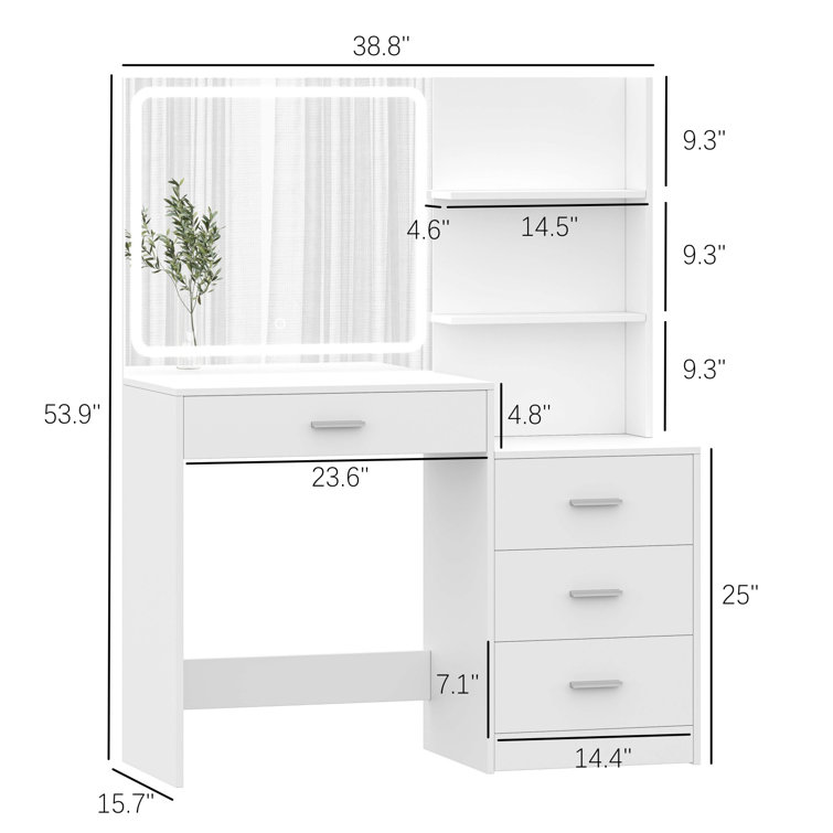 https://assets.wfcdn.com/im/40471593/resize-h755-w755%5Ecompr-r85/2454/245403323/Kimbereley+Makeup+Vanity+with+3-Color+Dimmable+Lighted+Mirror%2C+Side+Storage+Shelf+%26+4+Drawers.jpg