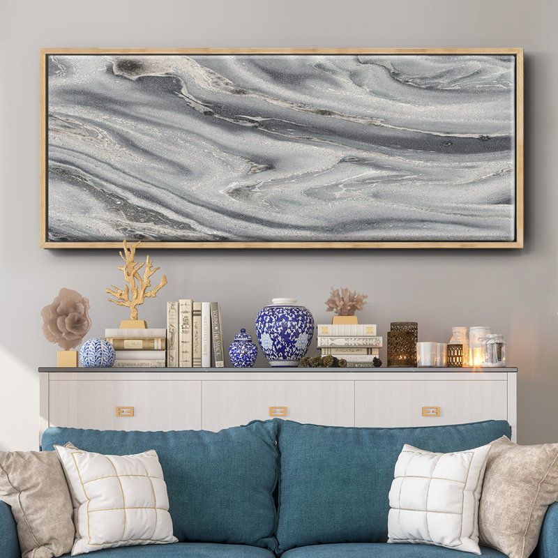 Amalfi- Framed Canvas, 24" H x 60" W