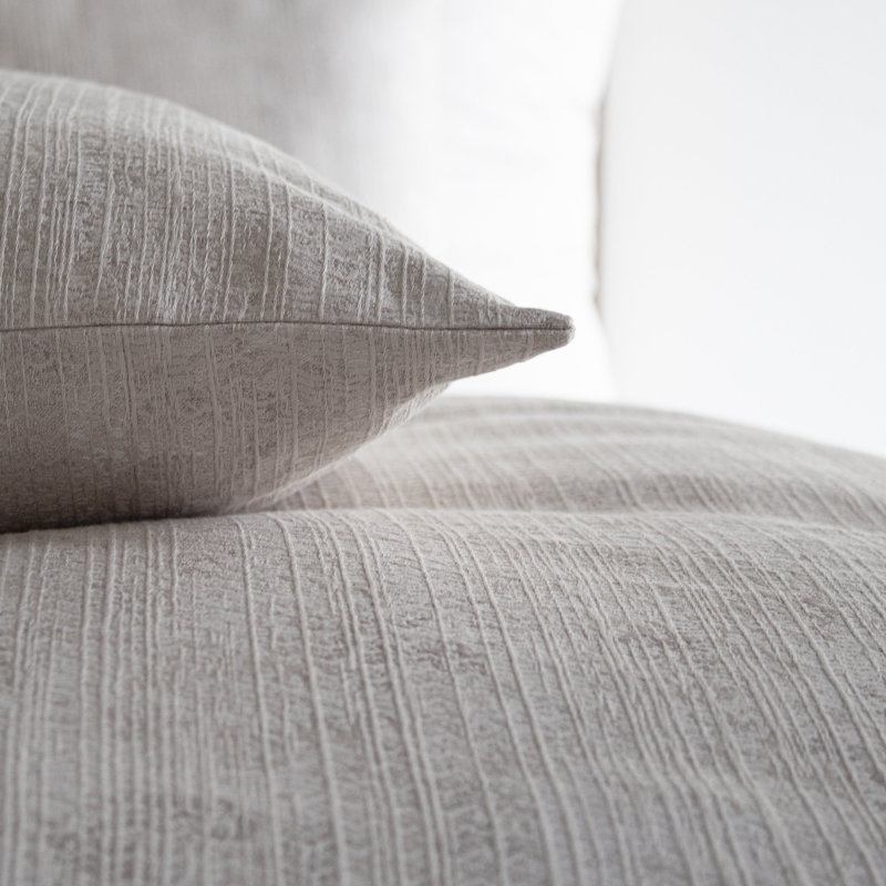 Aspen Duvet Cover, Queen Duvet Cover, Pearl