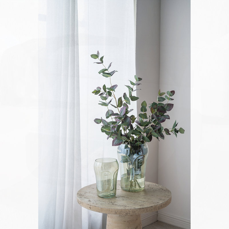 Vases décoratifs en verre avec motifs faciaux, ensemble de 2