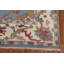 Tapis oriental bleu fait à la main Oushak 8 x 10