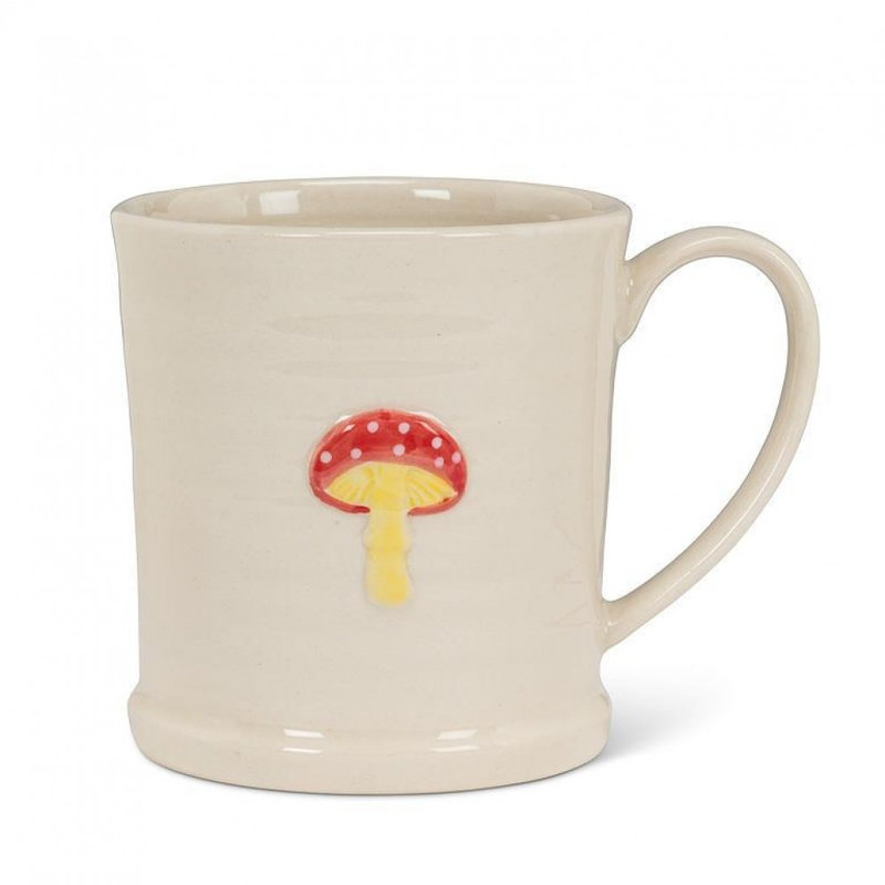 Tasse à rebord avec champignon
