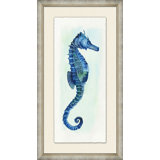 Small Watercolor Seahorse 1 Painting