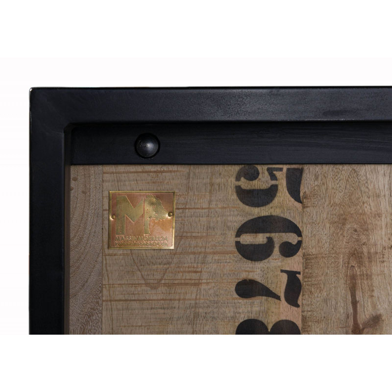 Factory Solid Wood Top Metal Base Writing Desk