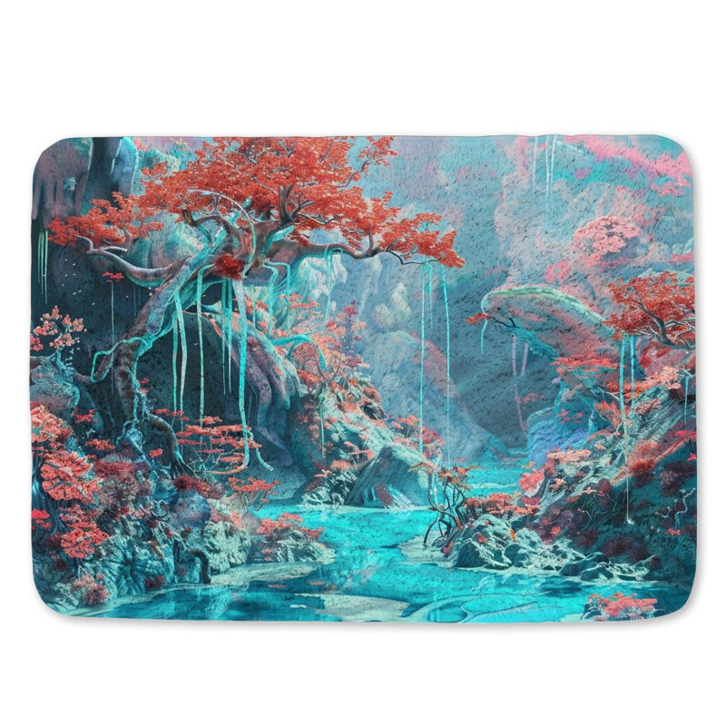Leonela Microfiber / Microsuede Bath Mat, Single - 34" L x 21" W