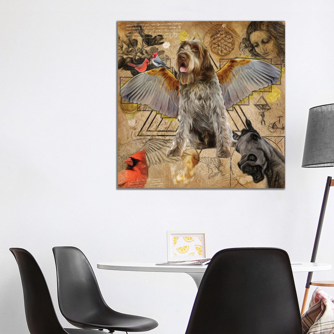 Wirehaired Pointing Griffon Angel Da Vinci