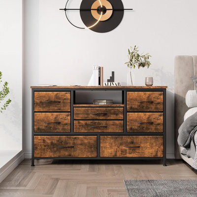 120.4 cm W Chest of 8 Drawers