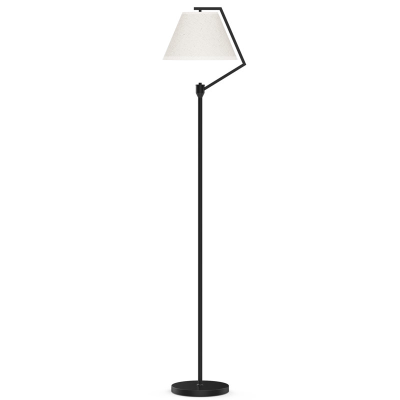 Lampe sur pied arquée avec télécommande et ampoule incluse