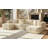 135.4" Modular U-Shaped Sectional Sofa With 2 Movable Ottomans For Living Room-1880808788