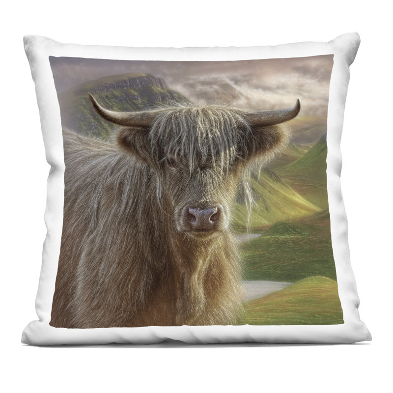 Coussin Butterscotch Highland Cow