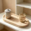 Plateau de meuble-lavabo en marbre Natural Travertine 11,8 x 5 po