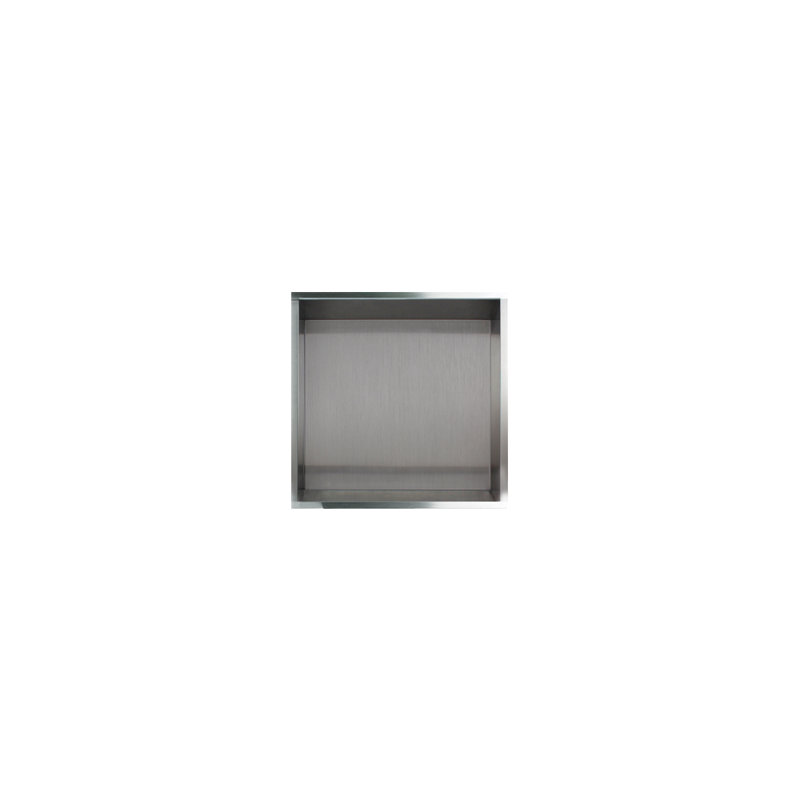 Stainless Steel Shower Caddy, 14" H x 3.75" W x 14" D