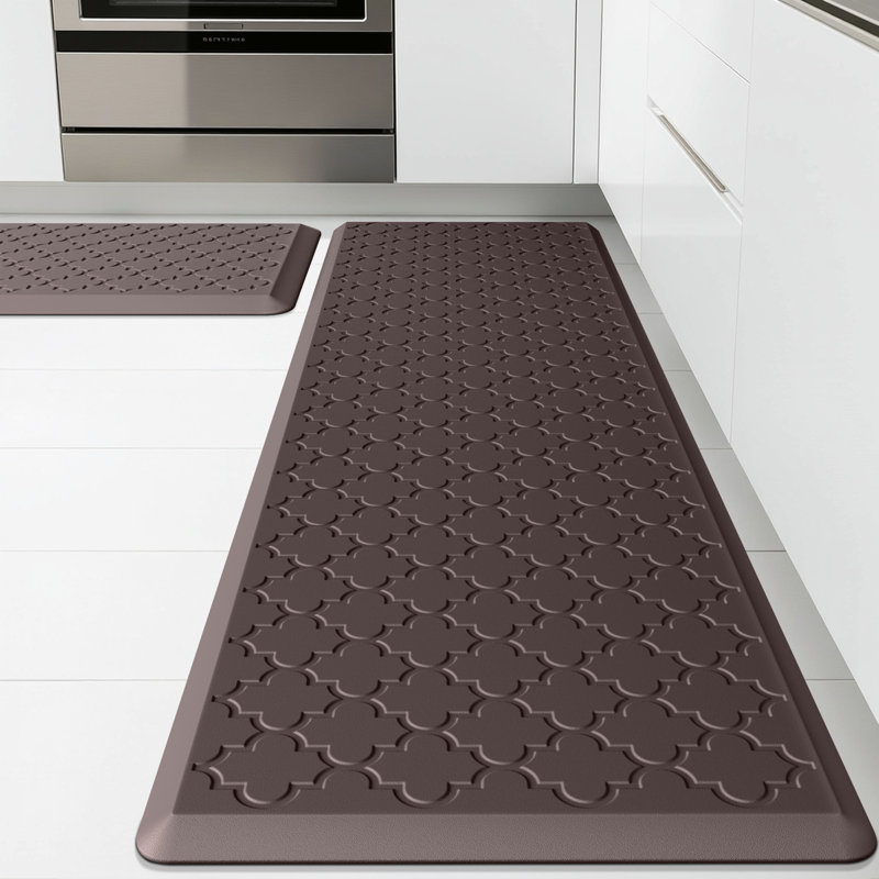 Tapis anti-fatigue, Brun, Tapis de couloir 17,3 po x 30 po + 17,3 po x 59 po