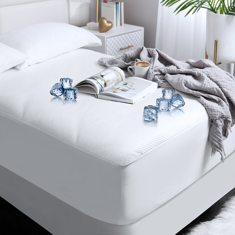 Housse de protection élastique pour matelas imperméable, Double