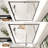 44-48"W x 72"H Pivot Semi-Frameless glass Shower Door with 1/4" Tempered Clear Glass, Reversible Installation-119321836