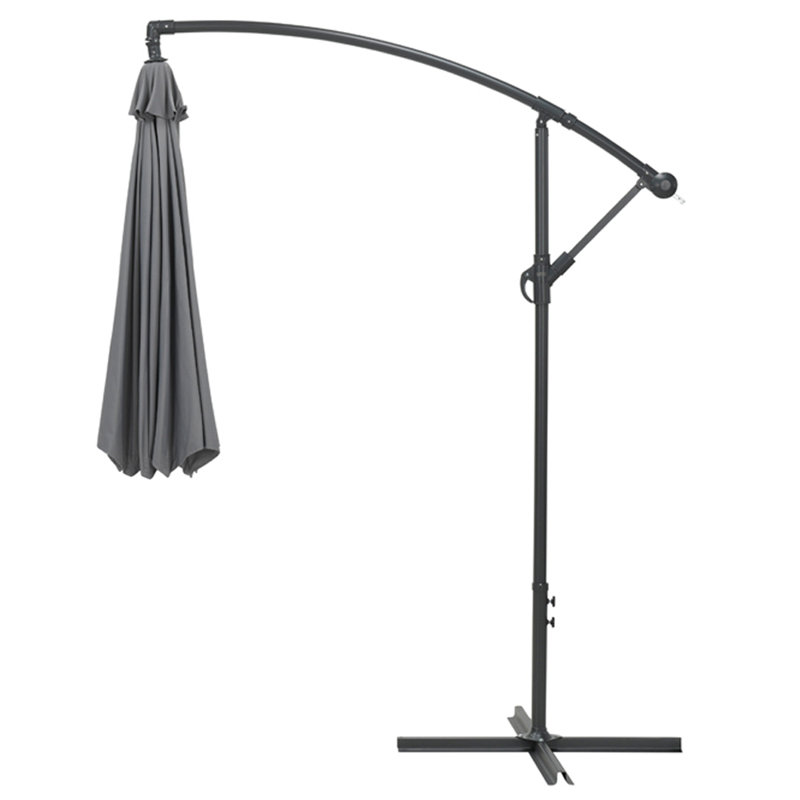 Chumasero 300cm Cantilever Parasol, Dark Grey, Royal Grey