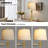 Modern Gold Table Lamps with USB-C Ports, Touch Control, 27.5" Height, Oatmeal Fabric Shade-49664103