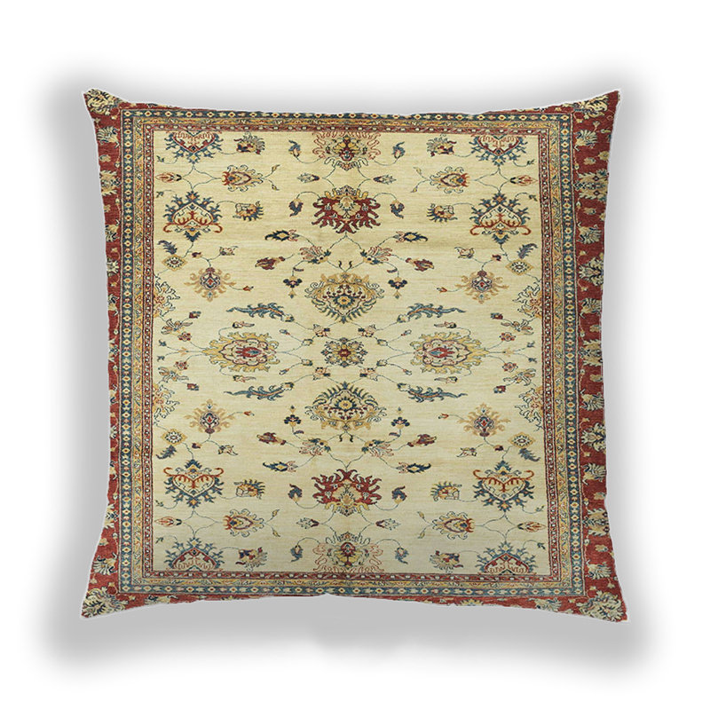 Coussin décoratif abstrait 2473, Microsuède