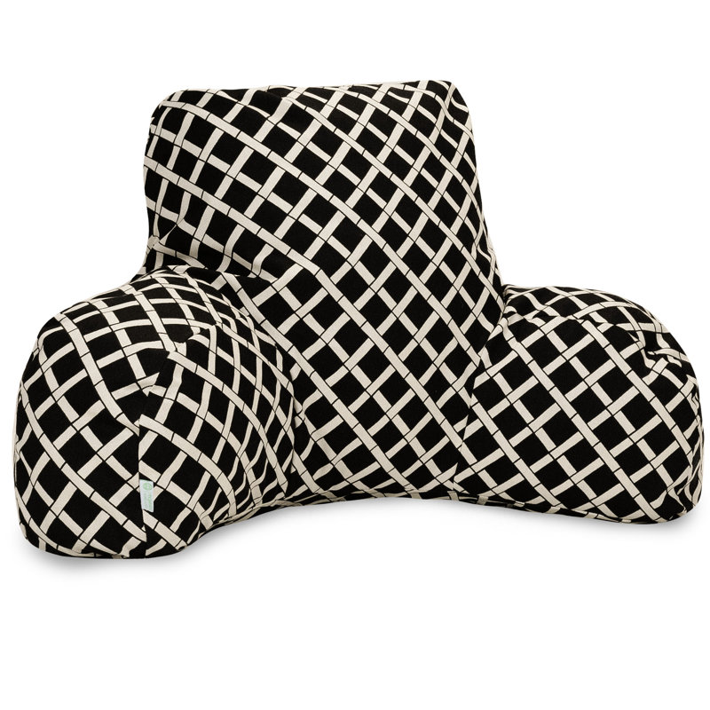 Coussin intérieur / extérieur Bamboo, Noir