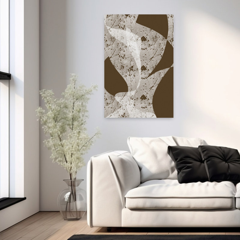 Art contemporain, art contemporain abstrait, H 36 po x l 24 po