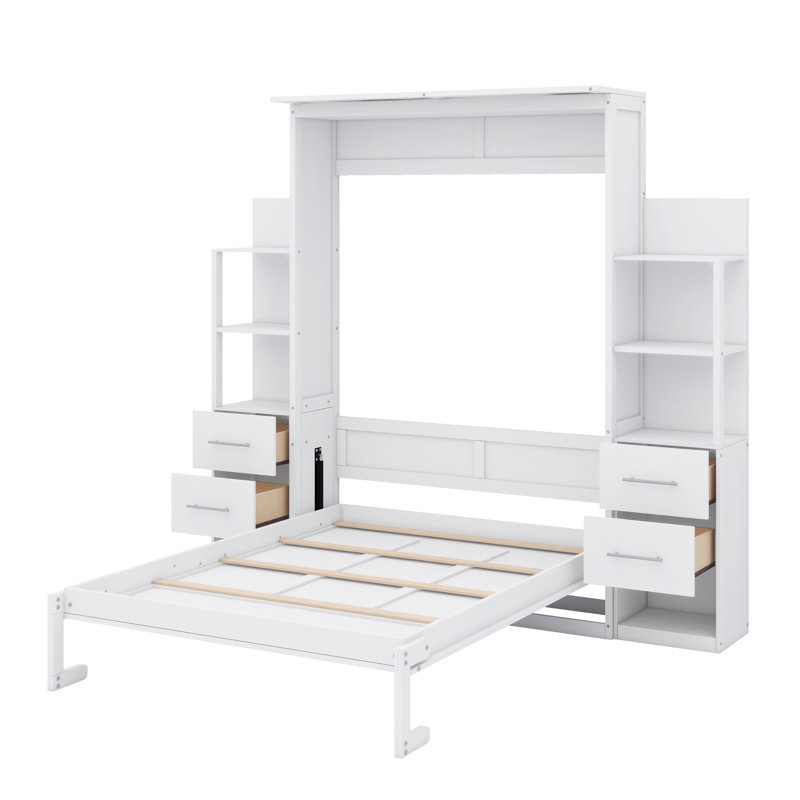 Red Barrel Studio® Arayia Murphy Storage Bed | Wayfair