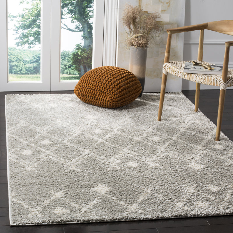 Polebridge Geometric Hand Woven Area Rug, Rectangle 155 x 229 cm