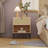 Bosonohy Boho Natural Rattan 1-Drawer Nightstand-1666817484