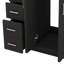 Armoire de rangement de meuble-lavabo simple autoportant moderne 30 po à 3 tiroirs-870026879-870026877