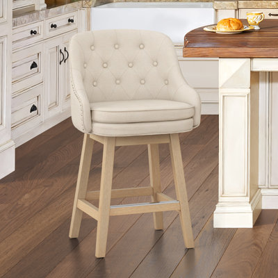Tabouret de bar rembourré Chela