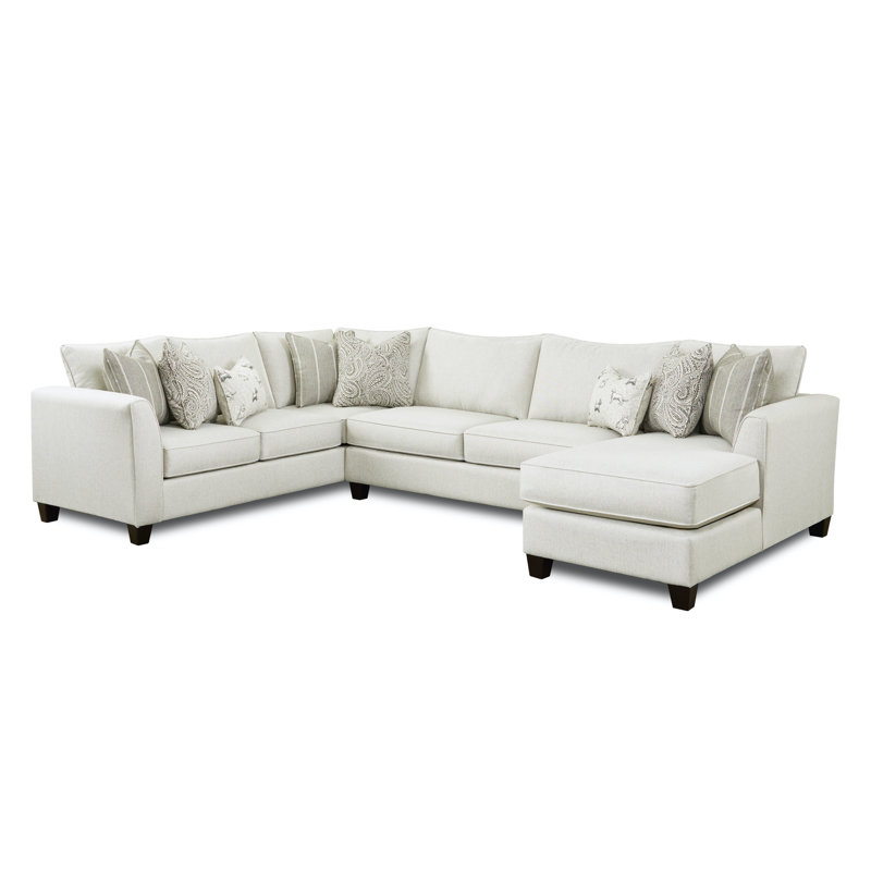Hifsah 141" Wide Revolution Performance Fabrics® Right Hand Facing Modular Sectional