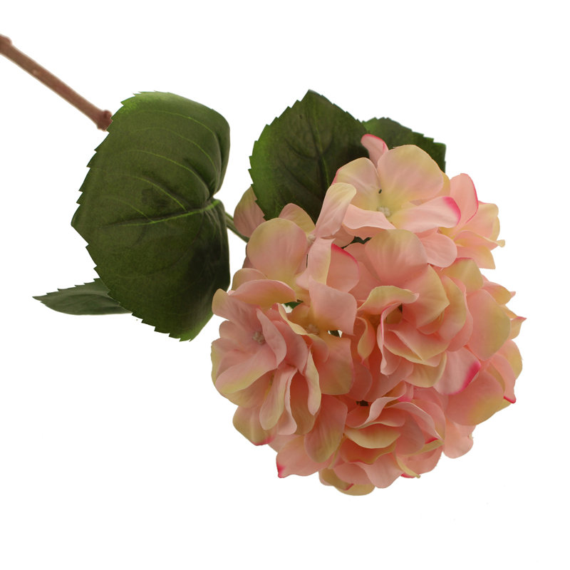 Fabric Hydrangea Arrangement, 63cm H x 13cm W x 13cm D, Pink