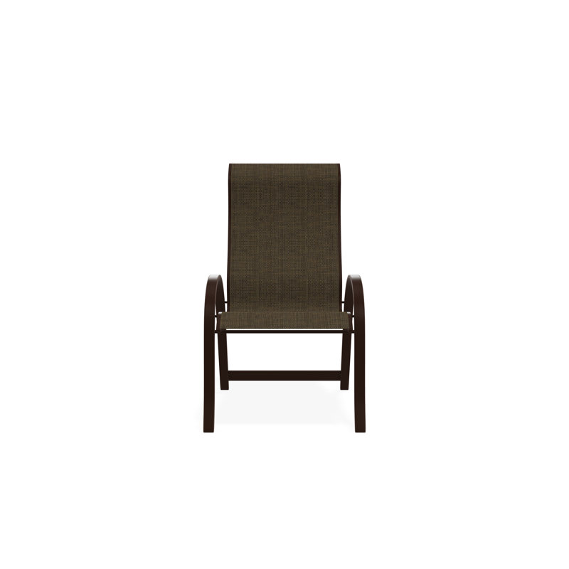 Chaise avec accoudoirs empilable Aruba II, Kona, Beacon taupe Sunbrella®