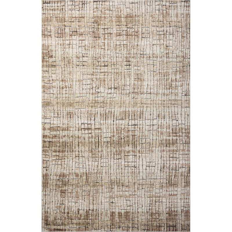 Tapis argile / fumée Manoliu, Tapis de couloir 2 pi 6 po x 10 pi