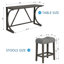 Ensemble de table de bar 4 pièces avec prise de courant, ensemble de table de bar et chaises, ensemble de table de bar avec 3 tabourets rembourrés-533530432-533530433-533530436-533530458-533530462