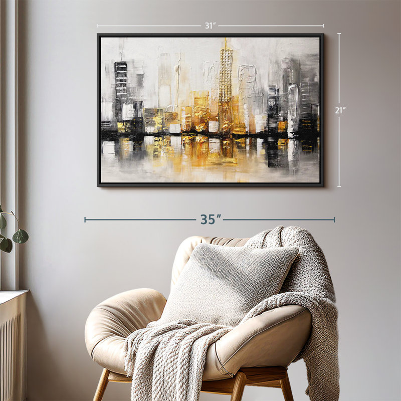City View I, reproduction sur toile, H 21 po x l 31 po