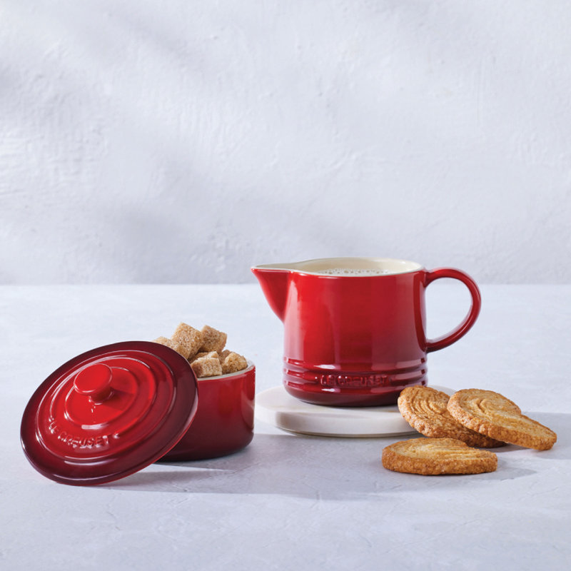 Le Creuset Stoneware Cream & Sugar Set, White