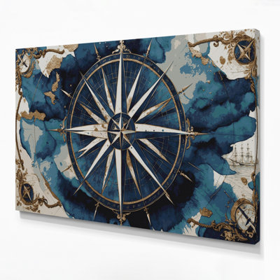 Art nautique sur toile gris