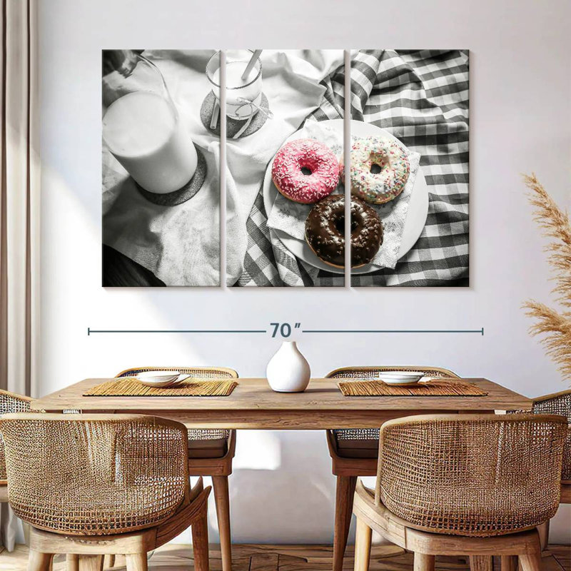 Yarlin Doughnuts, 42" H x 65" W