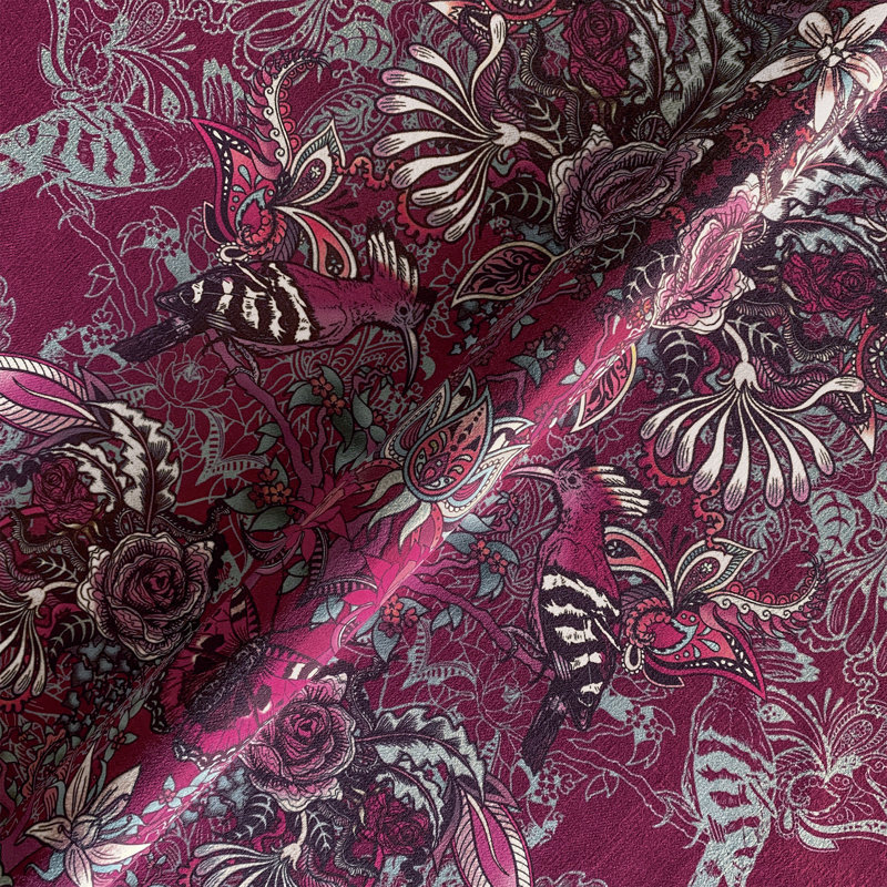 Boutique Lisse Cerise Fabric