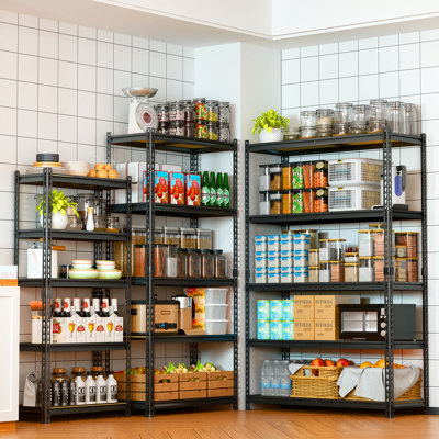 Heavy-Duty 5-Tier Adjustable Metal Garage Storage Shelving Unit, 2020 Lbs Capacity, 29" W X 12" D X 60" H Utility Shelf For Kitchen, Pantry, Basement & Laundry Room