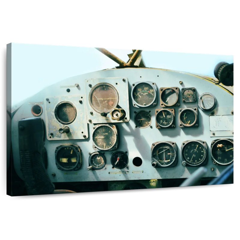 Mehar Helicopter Control Panel, 20" H x 30" W
