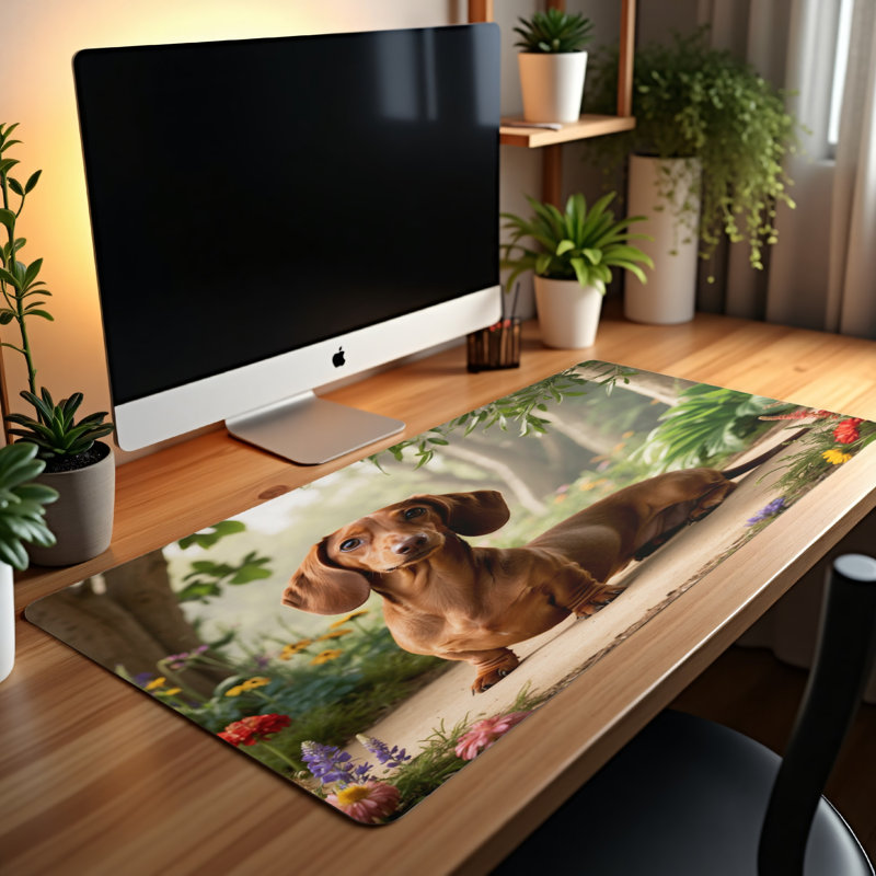 Polyester Desk Pad, 31.5x15.5